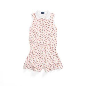 Ralph Lauren White and Red Floral Kids Matching Set
